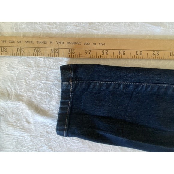 A Pea In The Pod Womens Maternity Dark Blue Denim Skinny Pull On Jeans Size XS - Picture 5 of 8